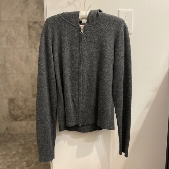 Sundance “Peace Sign” Lambswool Full Zip Hoodie ~ Size XL - Picture 2 of 3